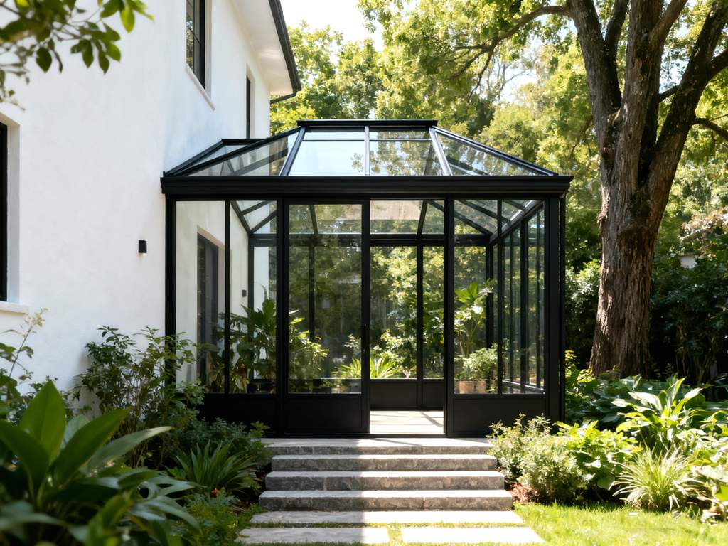 Black Metal Victorian Greenhouse Ysgh 182